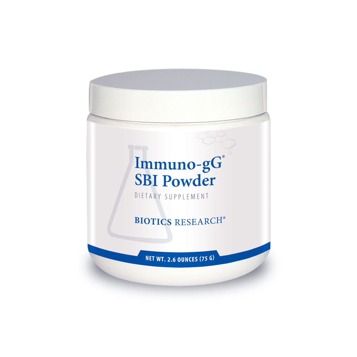 BIOTICS RESEARCH empaque frontal claro mostrando tamaño y beneficios