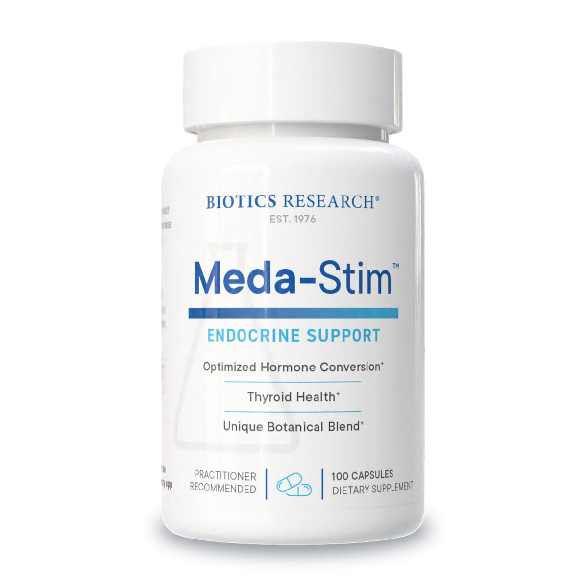 BIOTICS RESEARCH envase frontal mostrando nombre y cantidad, confianza en calidad