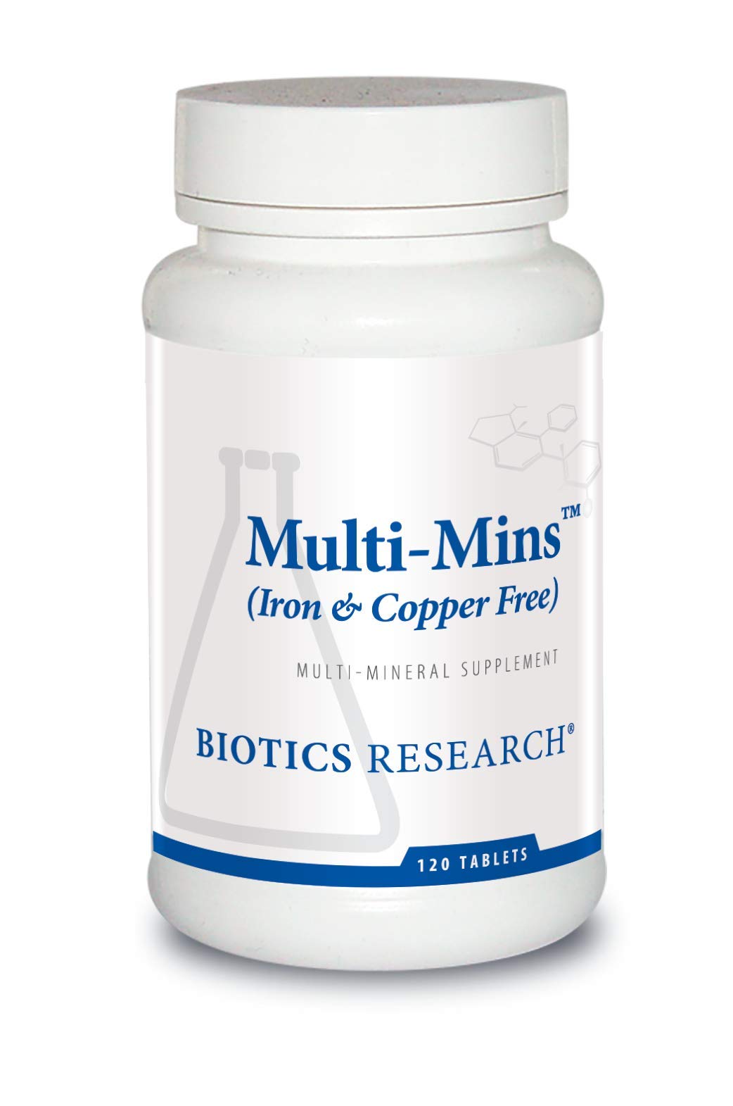BIOTICS RESEARCH vista frontal del producto, envase claro y fiable