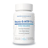 BIOTICS RESEARCH envase frontal de Neuro 5-HTP Plus mostrando diseño y cantidad