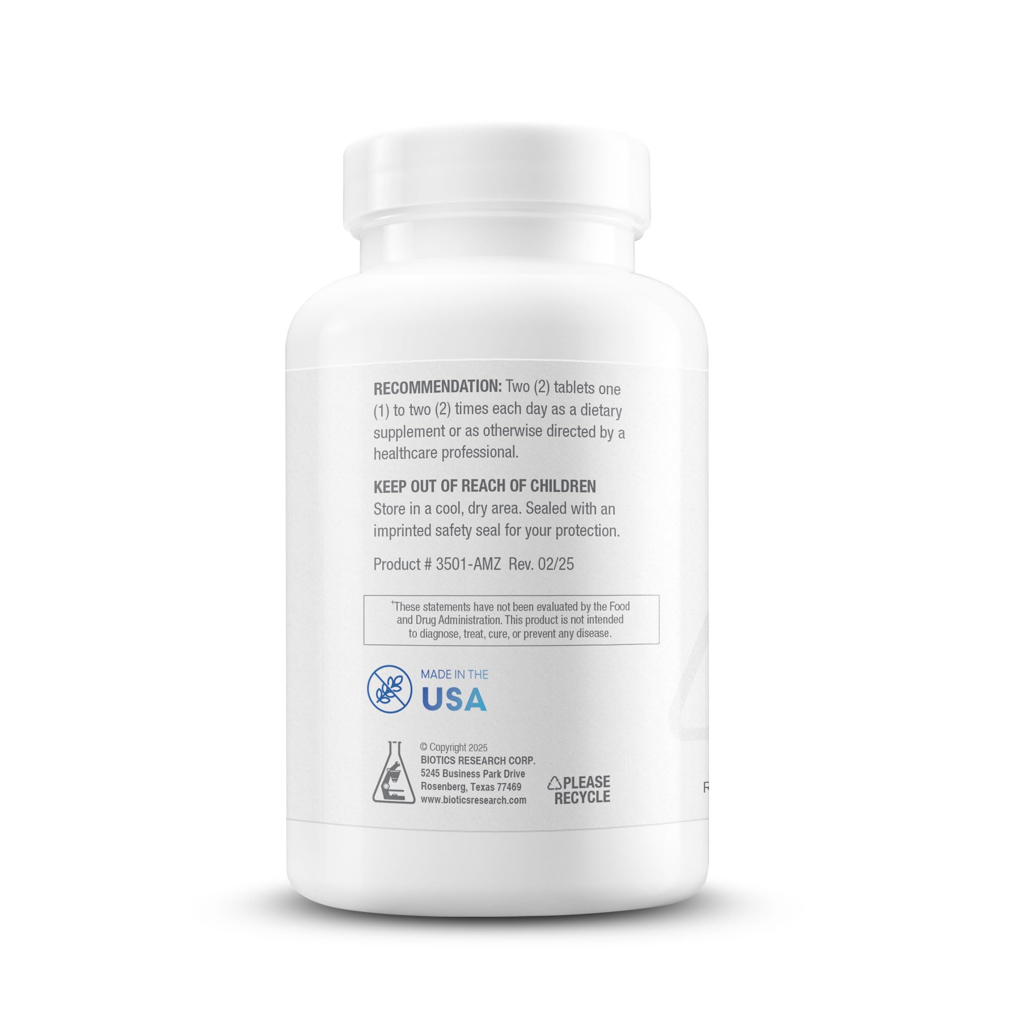 BIOTICS RESEARCH ingredientes glandulares empleados en Thyrostim para apoyo tiroideo