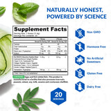 BioTrust etiqueta con ingredientes y certificados para mayor confianza