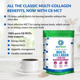 BioTrust etiqueta de ingredientes destacando fuentes de colágeno premium