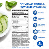 BioTrust etiqueta de ingredientes resaltando proteínas y enzimas naturales