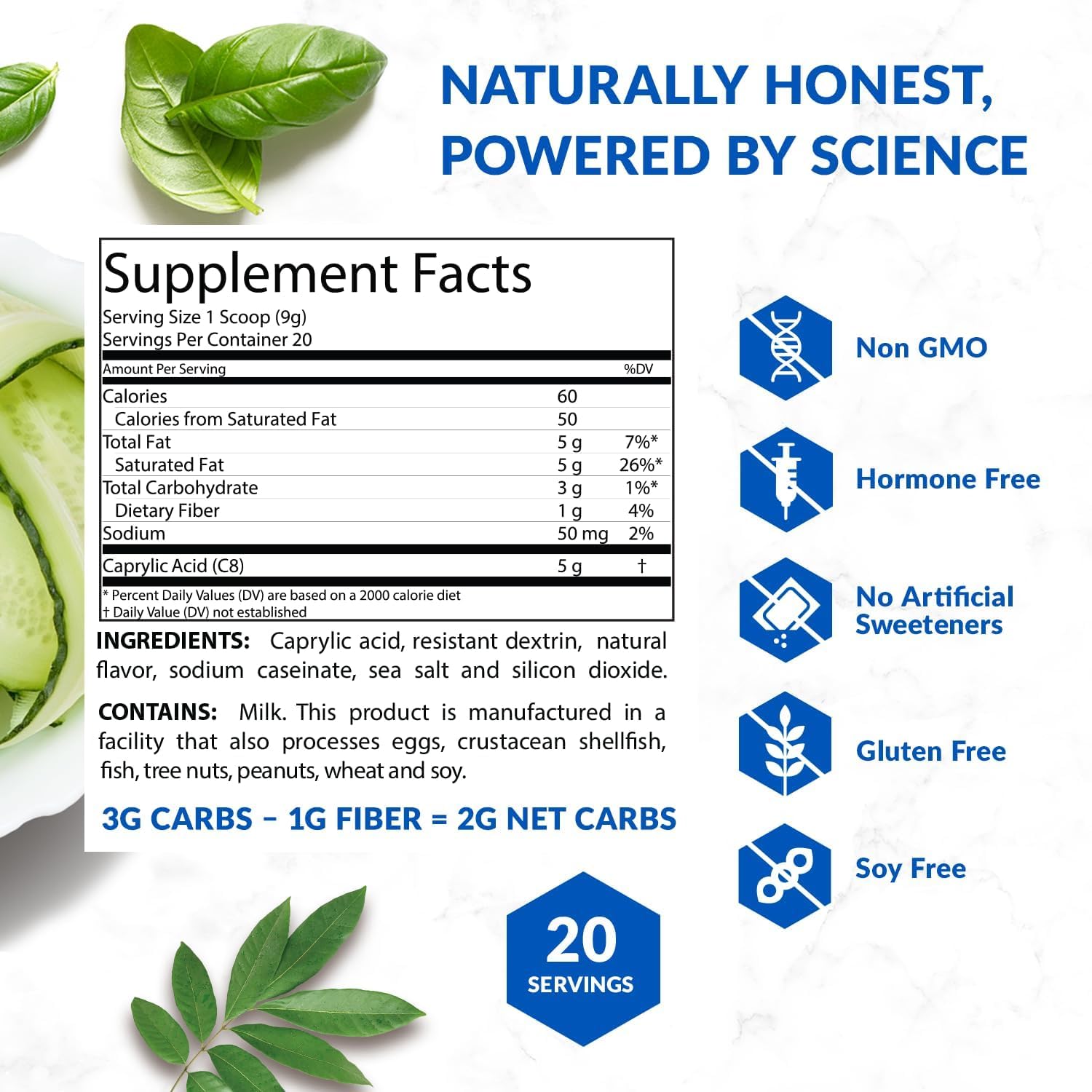Batido proteico listo con BioTrust Keto Elevate para energía rápida