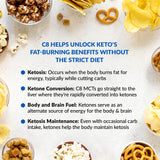 Taza de café con Keto Elevate de BioTrust aportando crema sin sabor