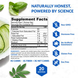 BioTrust detalle de rótulo GMP y Non‑GMO para confianza en calidad