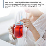 BioTrust Mojo H2O en botella reutilizable para hidratación práctica y portátil