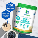 Textura del polvo BioTrust Low Carb Lite, aspecto fino y mezcla fácil