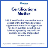 Biovitalis Solutions solución usada en bancada de laboratorio para trabajos de ensayo