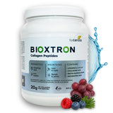 Bioxtron frasco frontal del polvo mostrando etiqueta y beneficio de soporte beauty