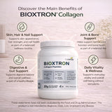 Textura fina del polvo Bioxtron mostrando disolución rápida y mezcla sin grumos