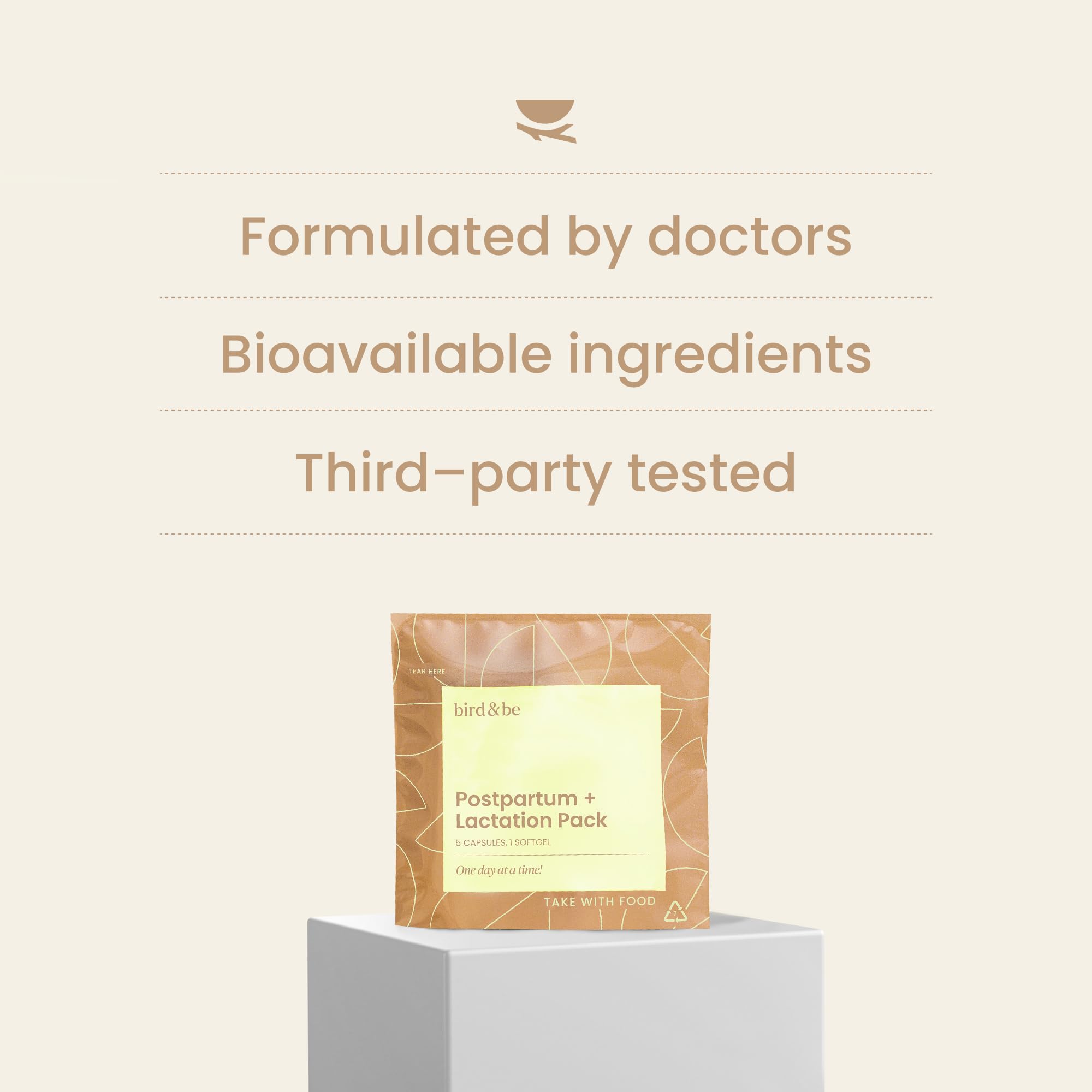 bird&be etiqueta de ingredientes destacando formulación segura