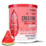 BIRDMAN envase frontal del Creatine Refresher con sabor sandía, muestra claridad de ingredientes