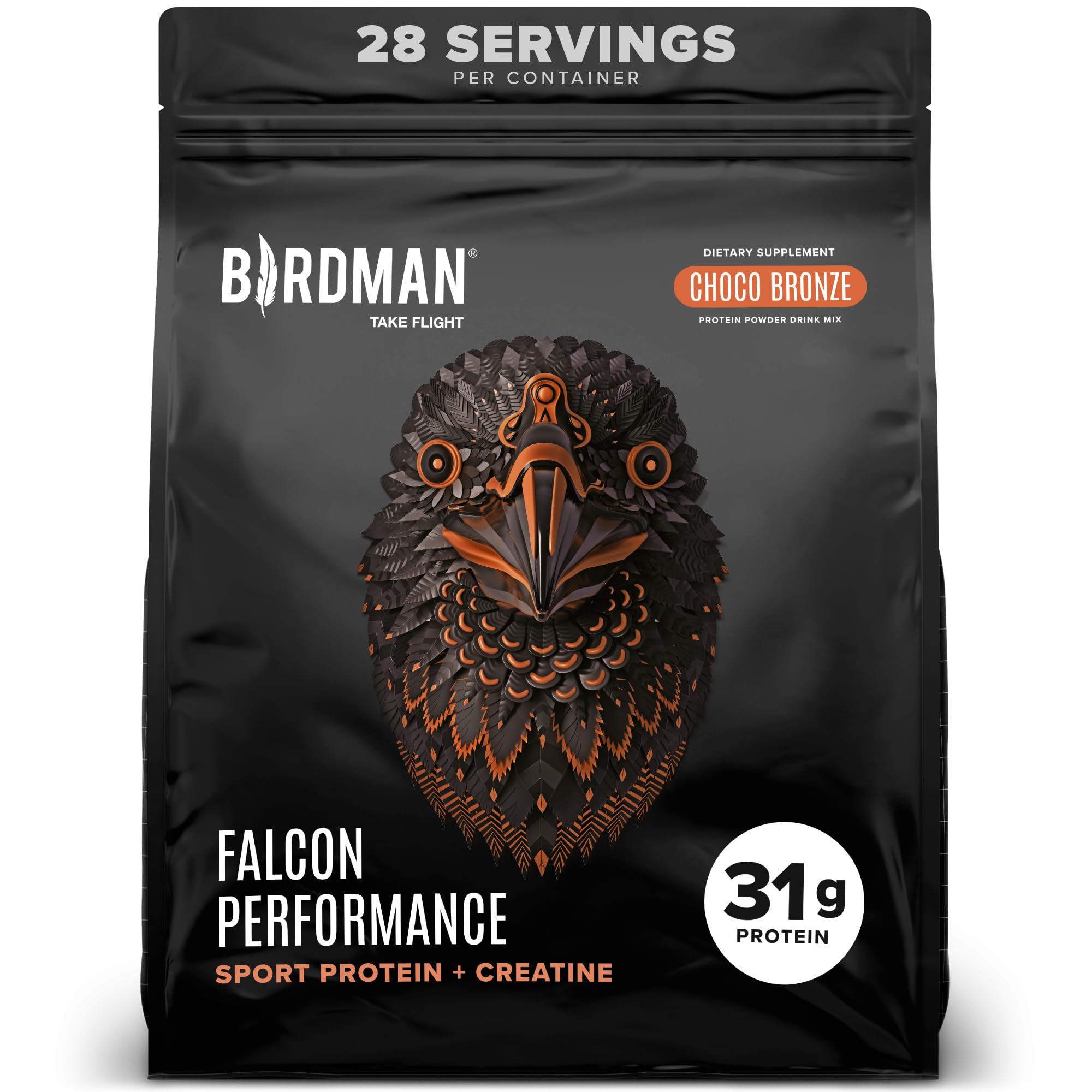 BIRDMAN Falcon envase frontal mostrando branding y beneficios visuales