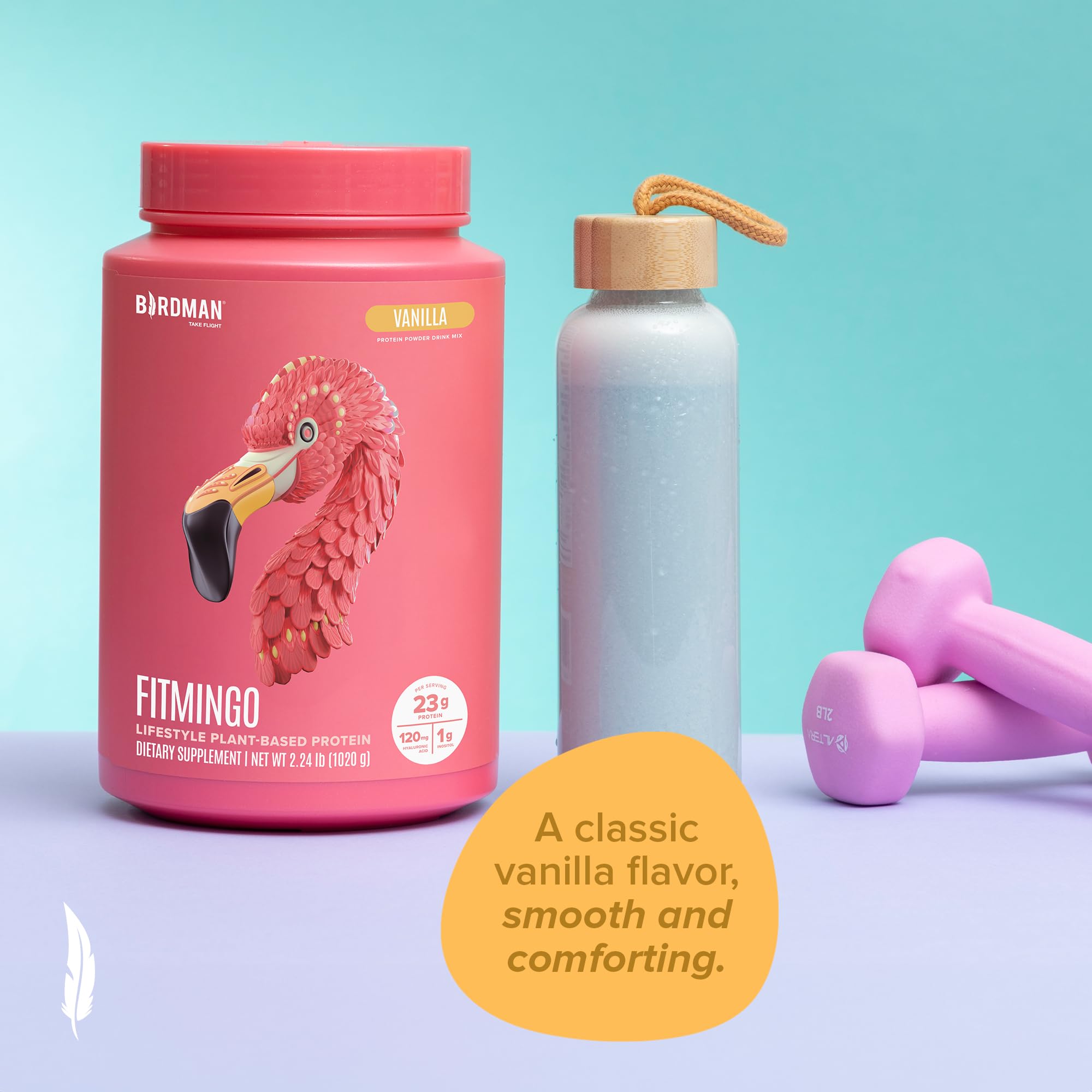 BIRDMAN Fitmingo en ambiente lifestyle para rutina diaria saludable