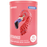 BIRDMAN envase frontal de Fitmingo mostrando sabor arándano y beneficios
