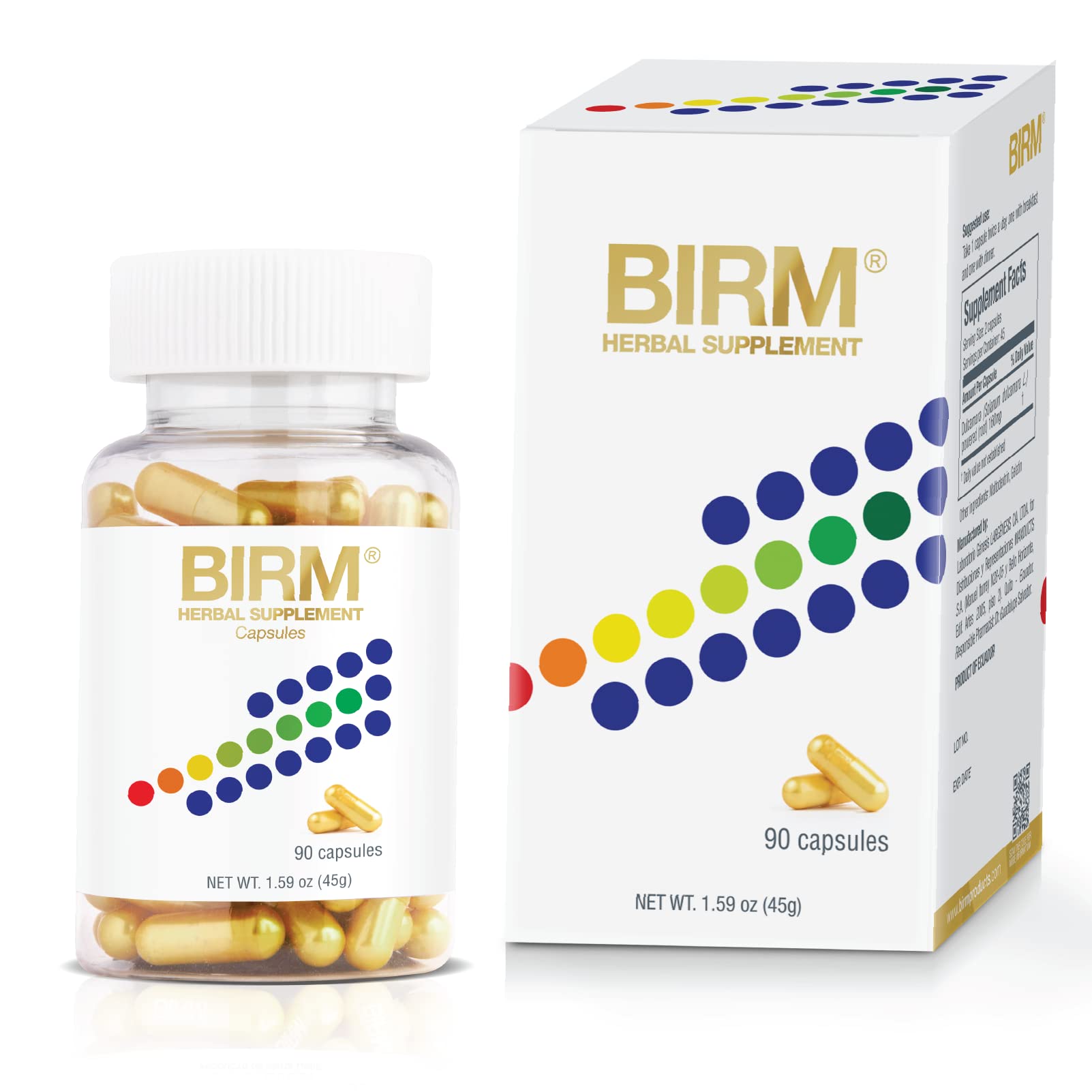 BIRM cápsulas junto a desayuno saludable, beneficio integración en rutina