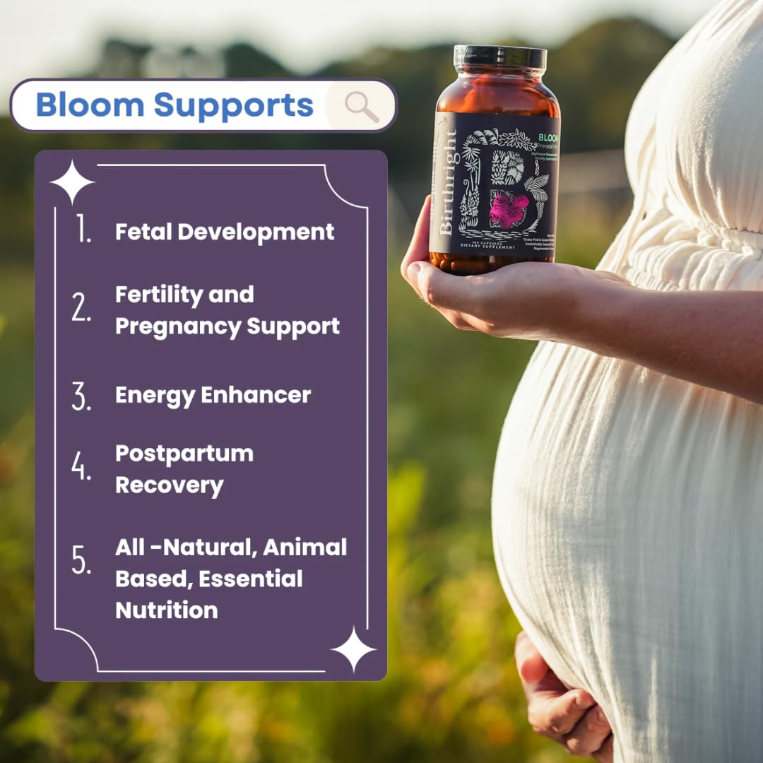 Birthright Bloom hígado y médula mostrados como fuentes nutritivas reales