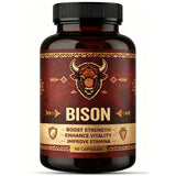 Bison Formula frasco frontal mostrando etiqueta y duración útil