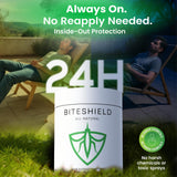 BITESHIELD cápsulas en primer plano mostrando textura y fácil ingesta