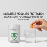 BITESHIELD en uso al aire libre durante camping, protección práctica sin sprays