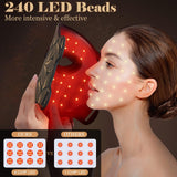 biuufish primer plano de 240 LEDs mostrando diseño y uniformidad