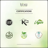 bixa BOTANICAL comparación de tamaño del envase para control de porciones