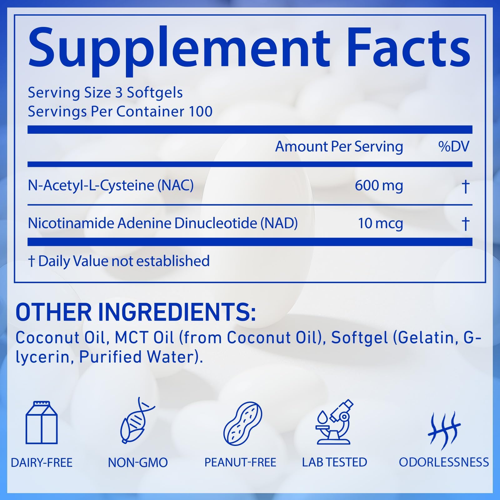 BKKTfBWK softgel en mano para comparar tamaño y dosificación cómoda