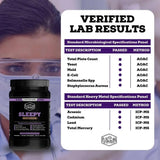 Black Forest informe de laboratorio enfatizando pruebas de pureza