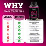Black Forest polvo de extracto de té verde destacando pureza y energía