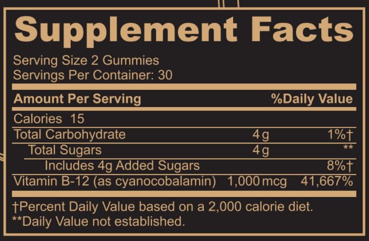 Black Girl Vitamins gomita en detalle con textura y aspecto apetecible