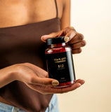 Black Girl Vitamins gomitas frambuesa presentadas como suplemento sabroso