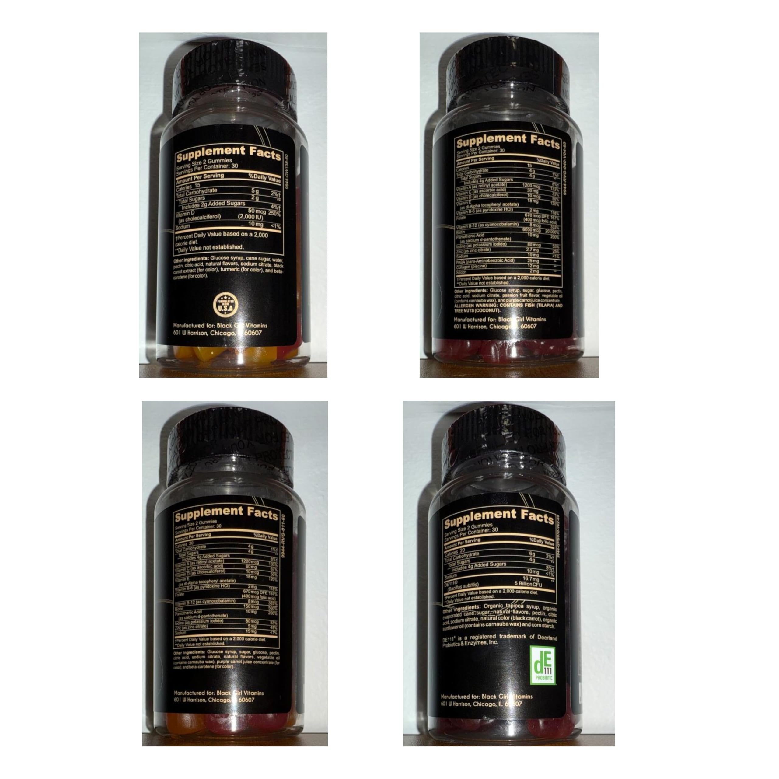 Black Girl Vitamins producto en rutina matutina junto a vaso de agua