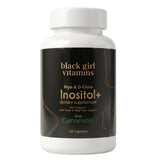 Black Girl Vitamins frente del envase mostrando el tamaño y diseño