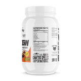 Comparación de tamaño del envase Black Magic Protein 2lbs para referencia de porciones