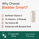 BLADDER SMART cápsulas cerca mostrando textura suave y fácil ingestión