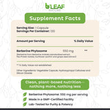 B'Leaf Nature cápsulas cerca para ver textura y tamaño, beneficio formulación vegetal