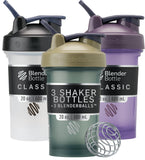 BlenderBottle Classic V2 vista frontal mostrando diseño y colores para llevar