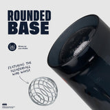 BlenderBottle DARK KNIGHT BlenderBall de acero 316 en movimiento, mezcla sin grumos