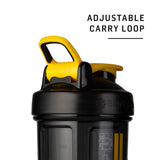 BlenderBottle marcaciones visibles en onzas y mililitros para medición precisa