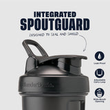 BlenderBottle primer plano de la BlenderBall de acero para mezclas sin grumos