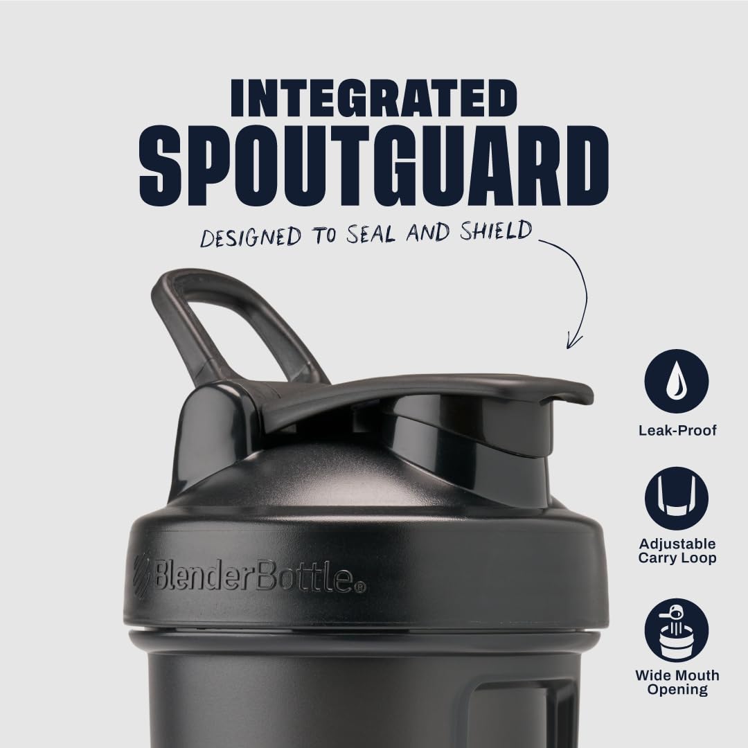 BlenderBottle BlenderBall de acero 316 en detalle para mezclas homogéneas