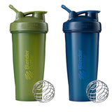 BlenderBottle frente pack Moss y Navy, práctico para llevar