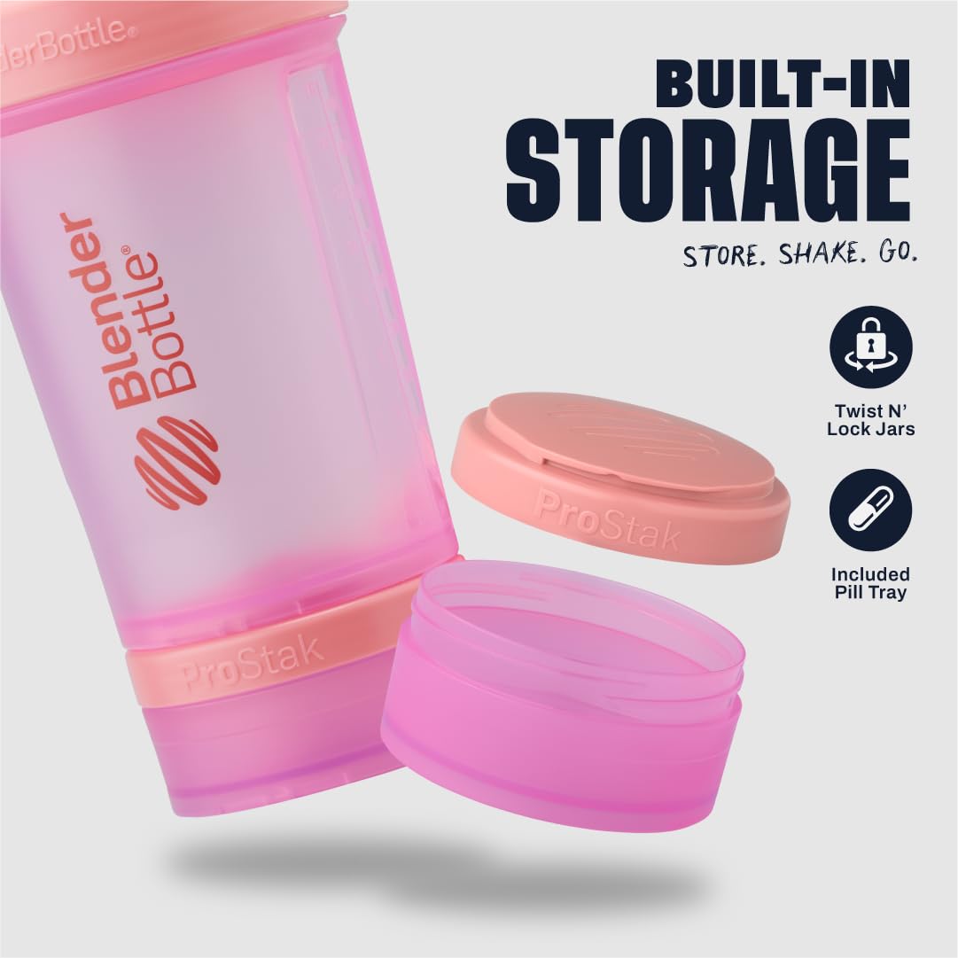 BlenderBottle Primer plano del BlenderBall mezclador que elimina grumos eficazmente