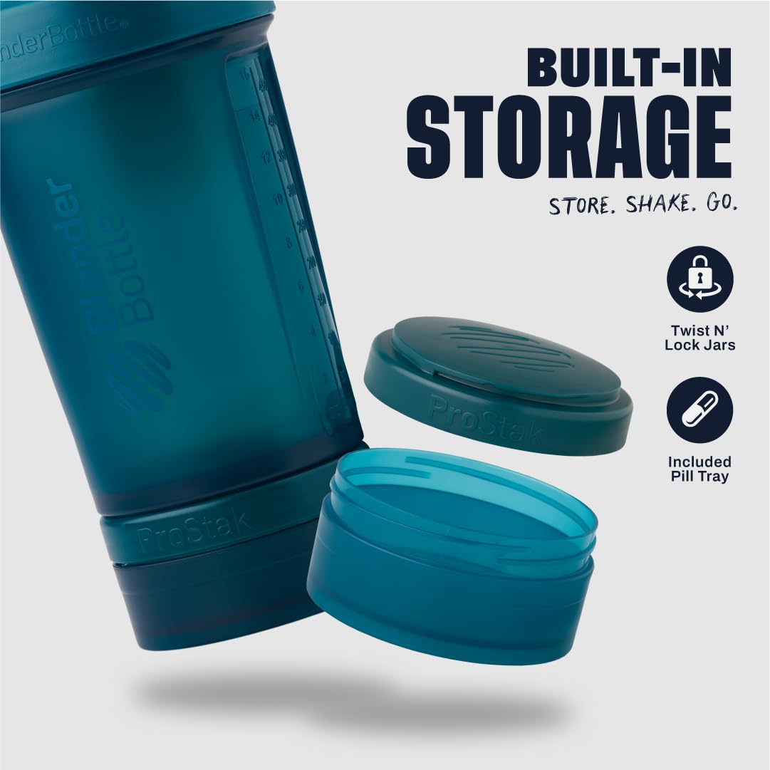 BlenderBottle detalle de la tapa ProSeries y SpoutGuard que mantiene higiene