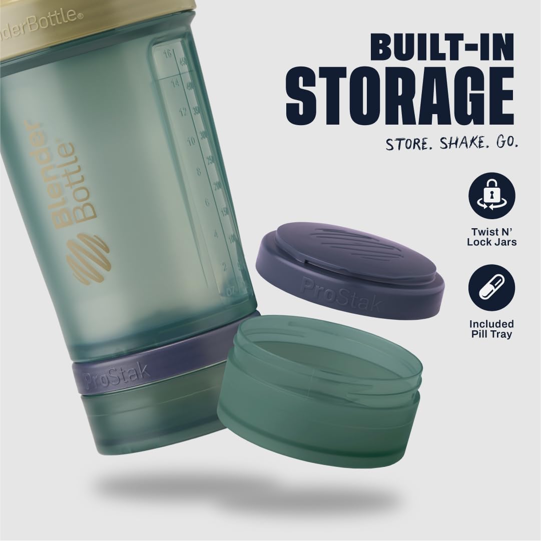 BlenderBottle ProStak tapa ProSeries con SpoutGuard para higiene