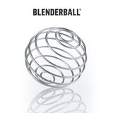 BlenderBottle Radian primer plano del BlenderBall de acero para mezcla eficaz