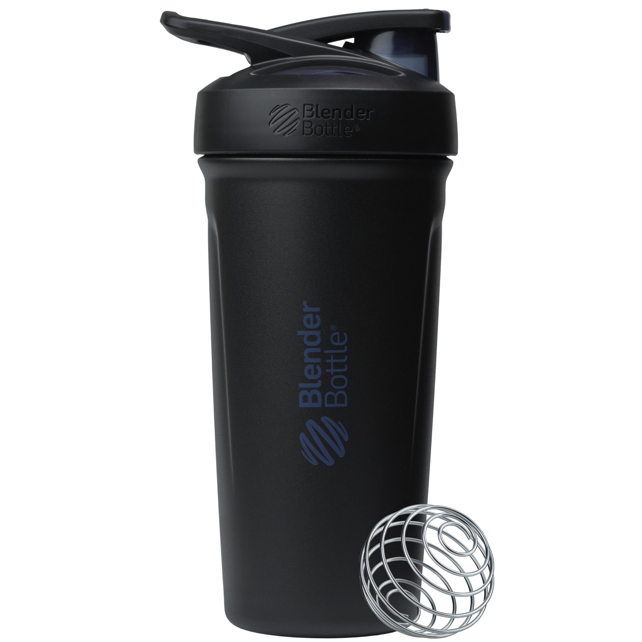 BlenderBottle Strada frontal, botella aislada y diseño elegante