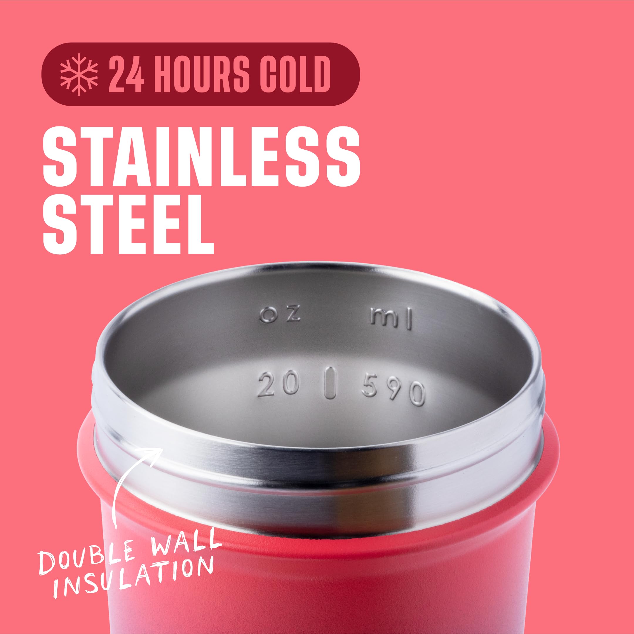 BlenderBottle Strada Sleek acabado Sangria Ombre resaltando estilo y resistencia